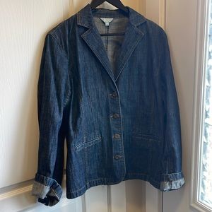 🌸Denver Hayes blazer style jean jacket with pockets